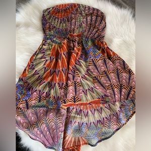 Xhilaration Tube Top High Low Style Size XS NWOT